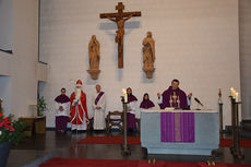 Der heilige Nikolaus in "Heilig Kreuz" Zierenberg